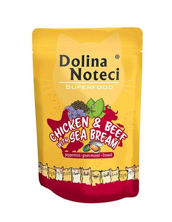 Dolina Noteci Superfood mokra karma dla kota 20 x 85 g bez zbóż – mix smaków