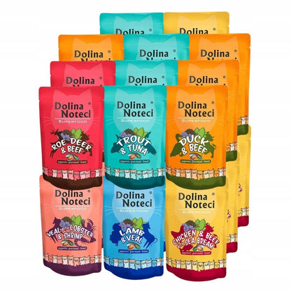 Dolina Noteci Superfood mokra karma dla kota 20 x 85 g bez zbóż – mix smaków