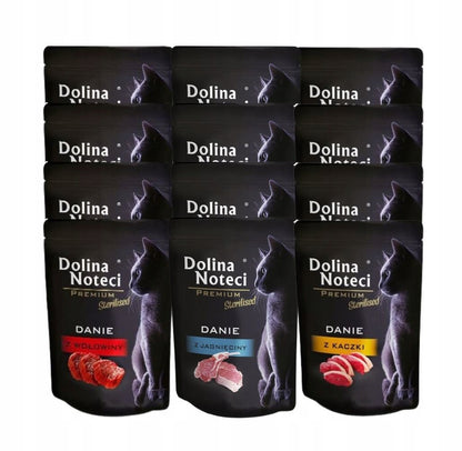 Dolina Noteci Premium mokra karma dla kota sterylizowanego 12x85 g bezzbożowa – mix smaków