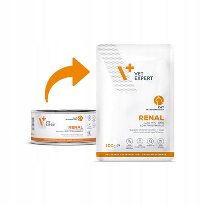 Vet Expert Renal Cat mokra karma weterynaryjna dla kota na nerki 12x100 g – kurczak