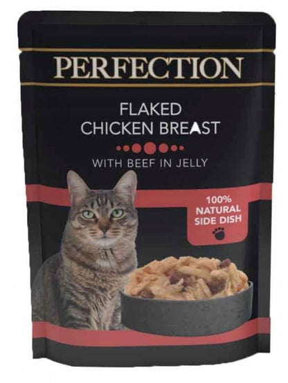 Perfection mokra karma dla kotów 12x70 g bezzbożowa w galaretce – mix 3 smaków