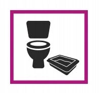 Kicia SmartKOT nakładka na sedes do nauki kota korzystania z WC 40,5 x 40,5 cm – biała