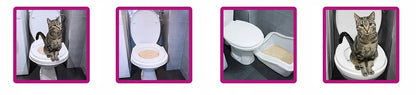 Kicia SmartKOT nakładka na sedes do nauki kota korzystania z WC 40,5 x 40,5 cm – biała