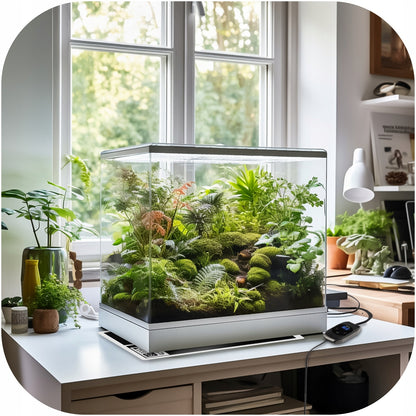 Terrario Amarillo mata grzewcza do terrarium 28 W z termostatem LCD – 53 x 28 cm