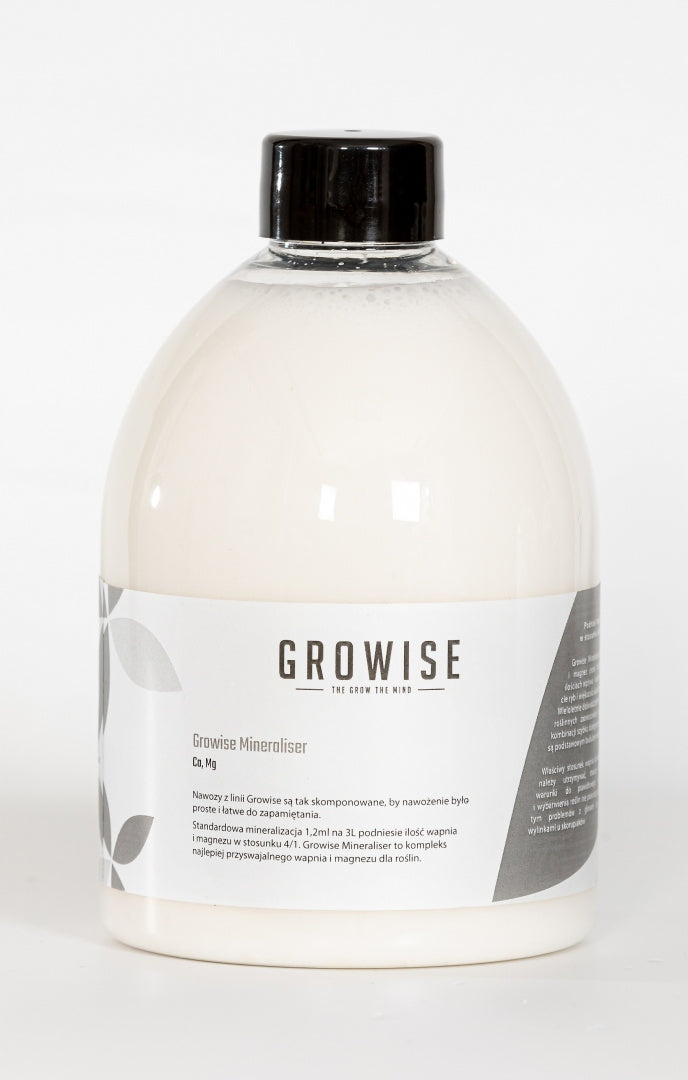 Growise Mineraliser 500 ml – mineralizator wody RO do akwarium roślinnego, Ca i Mg 4:1