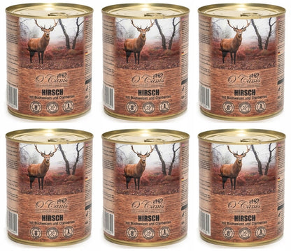 O'Canis mokra karma dla psa jeleń z kaszą gryczaną 800 g – bez kurczaka, bezzbożowa