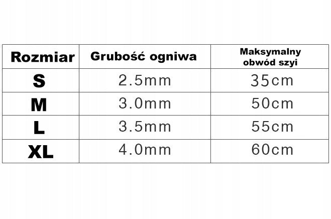 Obroża kolczatka dla psa stalowa z pokrowcem, regulowana 45–55 cm, zaciskowa – rozmiar L