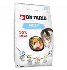 Ontario Kitten sucha karma dla kociąt z łososiem 6,5 kg – dla kociąt i kotek w ciąży