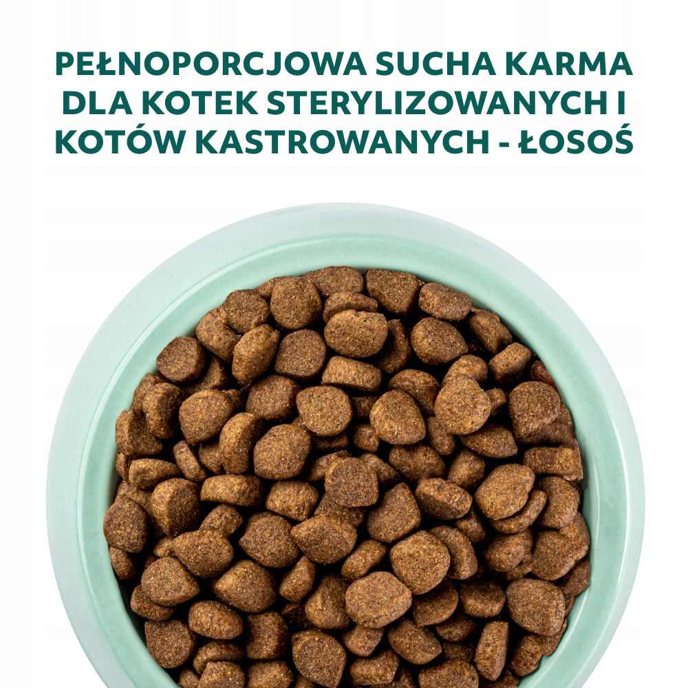 Optimeal Sucha karma dla kota sterylizowanego 4 kg – pełnoporcjowa, dla dorosłych, łosoś