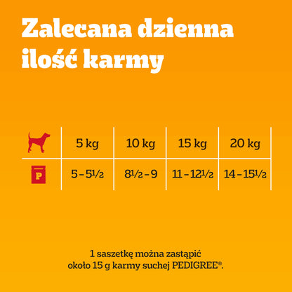 PEDIGREE Adult Vitality+ mokra karma dla psa w saszetkach 40 x 85 g – mix smaków