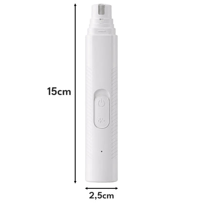 KRUMAD Szlifierka do pazurów dla psa i kota bezprzewodowa, USB-C, 7500 obr./min – stalowa tarcza