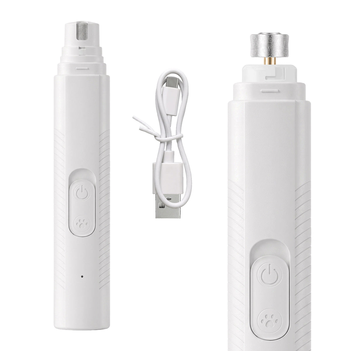 KRUMAD Szlifierka do pazurów dla psa i kota bezprzewodowa, USB-C, 7500 obr./min – stalowa tarcza