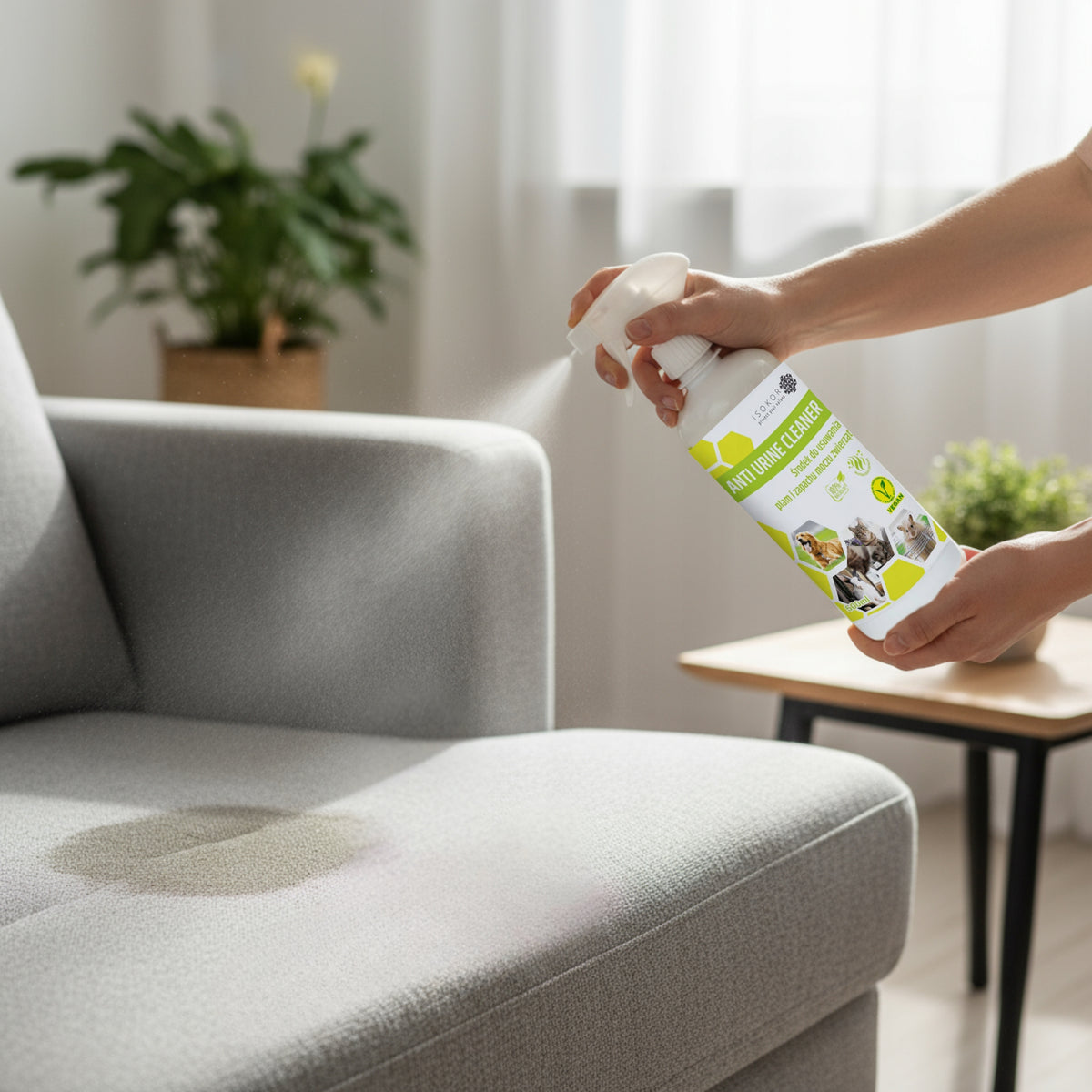Isokor neutralizator zapachu moczu psa w sprayu 3 x 500 ml – roślinny, bez amoniaku