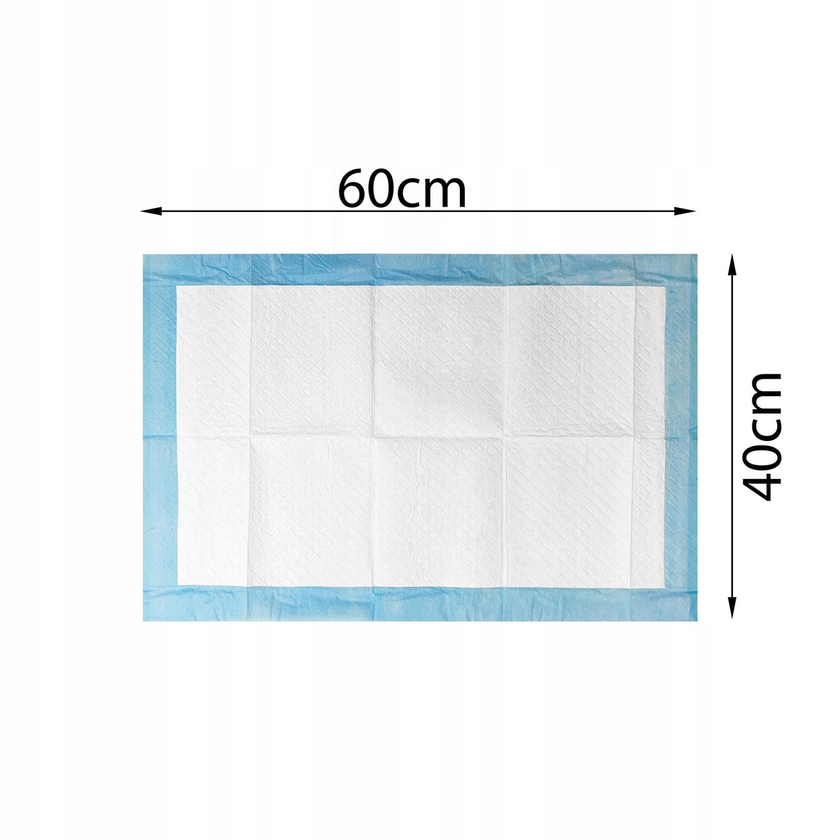 Podkłady chłonne dla psów 60 x 40 cm 50 szt. – 5 warstw, z atraktorem do nauki czystości