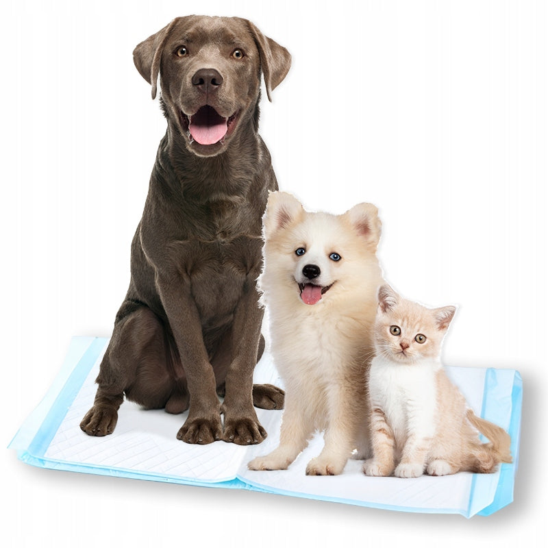 BOUNN Podkłady chłonne dla psa 45x60 cm, 100 szt. – 6 warstw, chłonność do 500 ml
