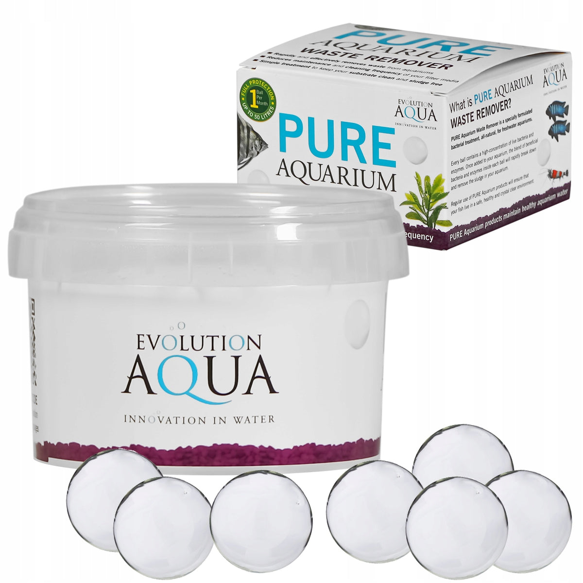 Evolution preparat na szlam do akwarium 100 ml – kulki z bakteriami i enzymami