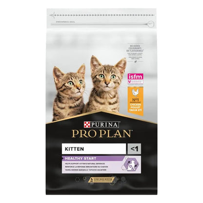 PRO PLAN Kitten Healthy Start sucha karma dla kociąt 10 kg z prebiotykiem – kurczak