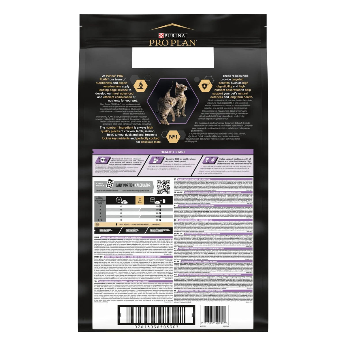 PRO PLAN Kitten Healthy Start sucha karma dla kociąt 10 kg z prebiotykiem – kurczak