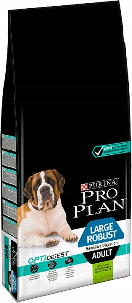 PRO PLAN Sucha karma dla psa Large Robust Sensitive Digestion 14 kg – jagnięcina