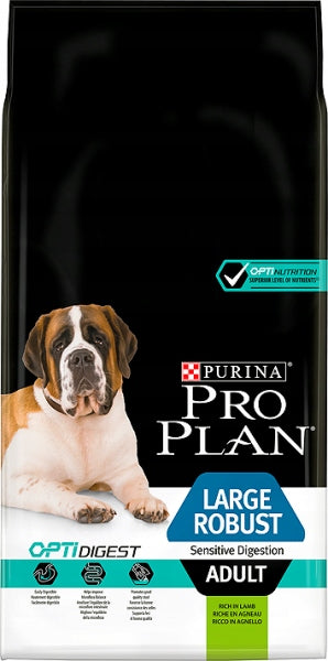 PRO PLAN Sucha karma dla psa Large Robust Sensitive Digestion 14 kg – jagnięcina