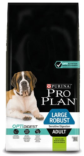 PRO PLAN Sucha karma dla psa Large Robust Sensitive Digestion 14 kg – jagnięcina