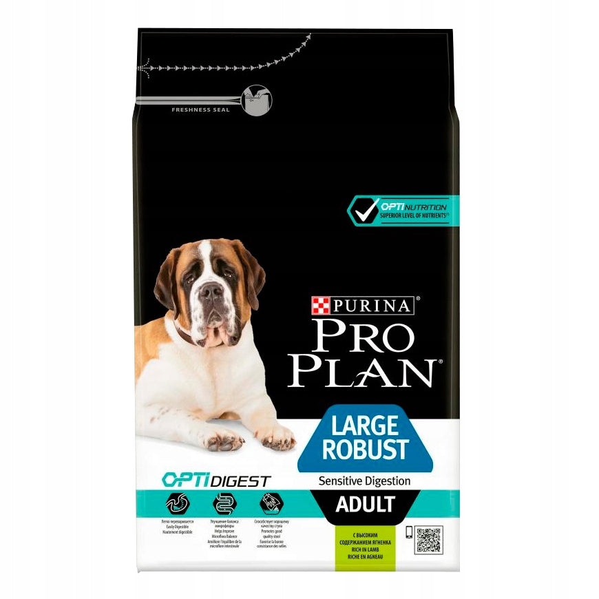 PRO PLAN Sucha karma dla psa Large Robust Sensitive Digestion 14 kg – jagnięcina
