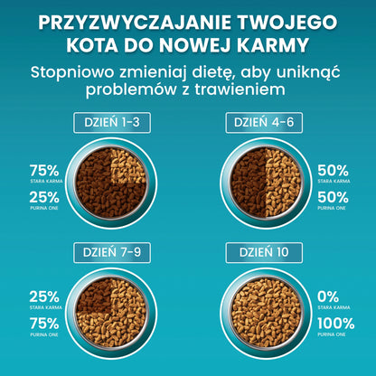 Purina ONE Indoor Formula sucha karma dla kotów domowych z indykiem 9,75 kg – dorosłe