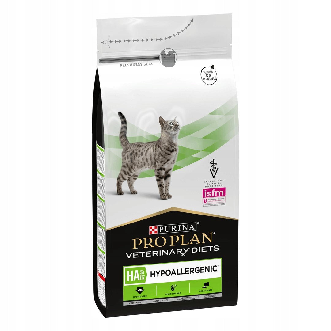 Pro Plan Veterinary Diets HA hipoalergiczna sucha karma dla kota 1,3 kg – z prebiotykiem