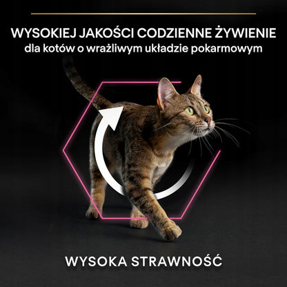 PRO PLAN Delicate sucha karma dla kota dorosłego z indykiem 10 kg – z prebiotykiem