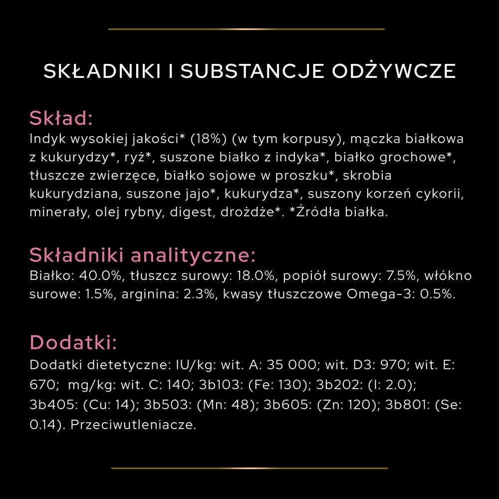 PRO PLAN Delicate sucha karma dla kota dorosłego z indykiem 10 kg – z prebiotykiem