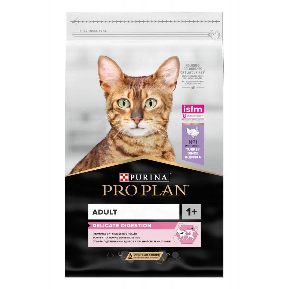 PRO PLAN Delicate sucha karma dla kota dorosłego z indykiem 10 kg – z prebiotykiem