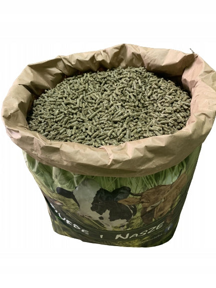 Karma dla młodych królików Junior 25 kg – granulat, mieszanka paszowa z marchewką
