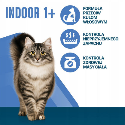 Perfect Fit Indoor 1+ sucha karma dla kota niewychodzącego 7 kg z prebiotykiem – kurczak