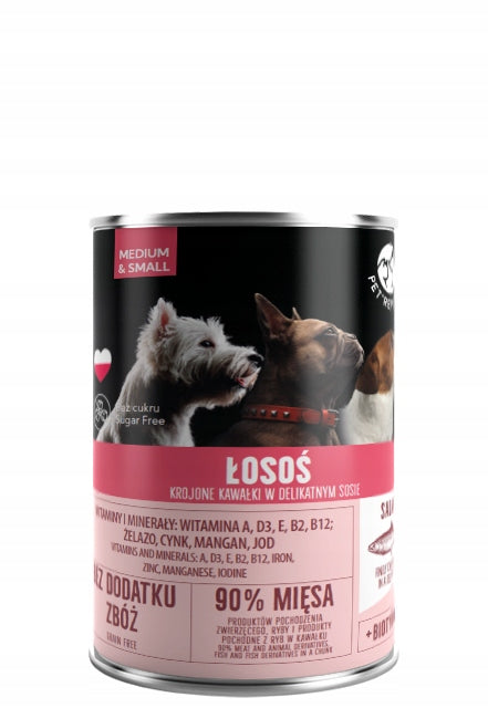 Pet Republic mokra karma dla psa 30 x 400 g – kawałki w sosie, bez zbóż, mix smaków