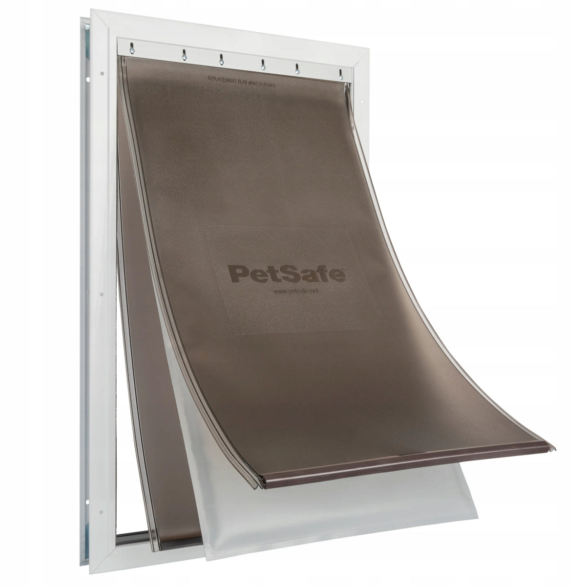 PetSafe drzwiczki dla psa i kota termoizolujące, aluminiowa rama, 28 x 40 cm, M – białe