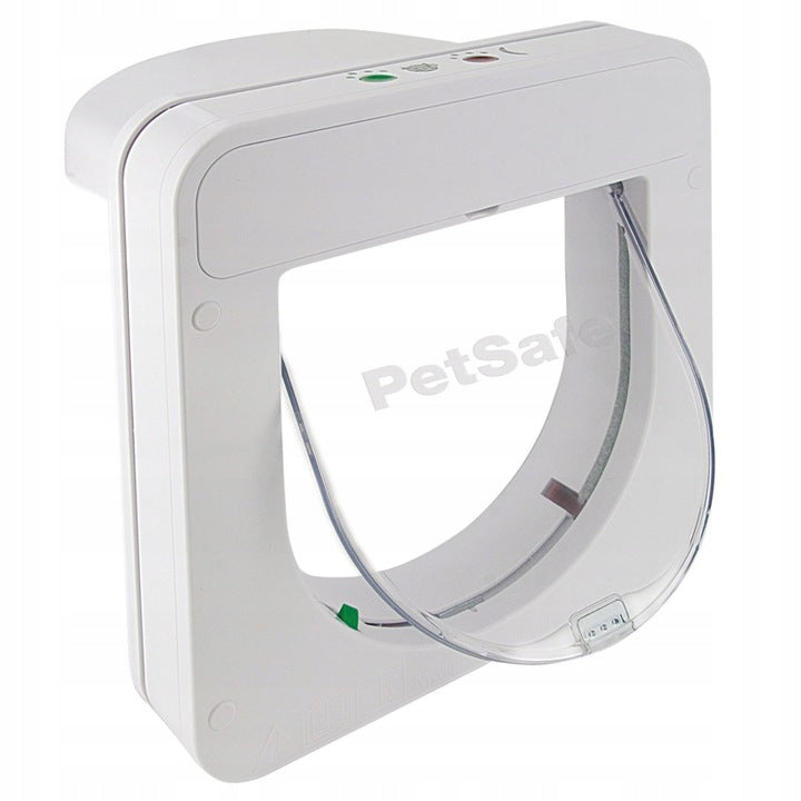 PetSafe drzwiczki dla kota z czytnikiem microchipów Petporte Smart Flap, do 7 kg – białe