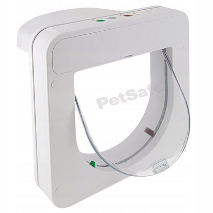 PetSafe drzwiczki dla kota z czytnikiem microchipów Petporte Smart Flap, do 7 kg – białe