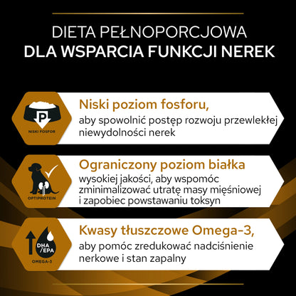 Pro Plan Veterinary Diets NF Renal Function sucha karma dla psów z niewydolnością nerek 12 kg – kurczak