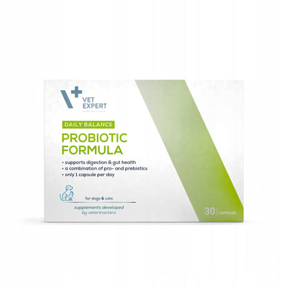 Vet Expert ProBiotic Formula probiotyk dla psa i kota na trawienie – 30 kapsułek