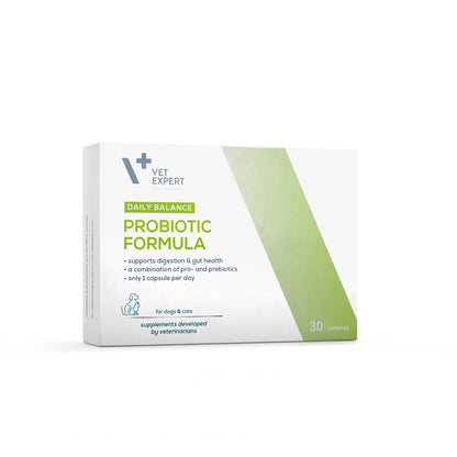 Vet Expert ProBiotic Formula probiotyk dla psa i kota na trawienie – 30 kapsułek
