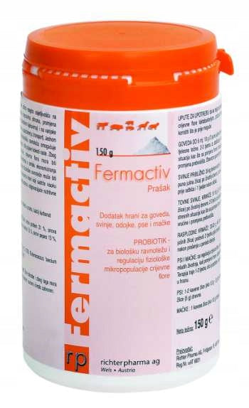 Fermactiv probiotyk dla psów i kotów w proszku 150 g – z Enterococcus faecium