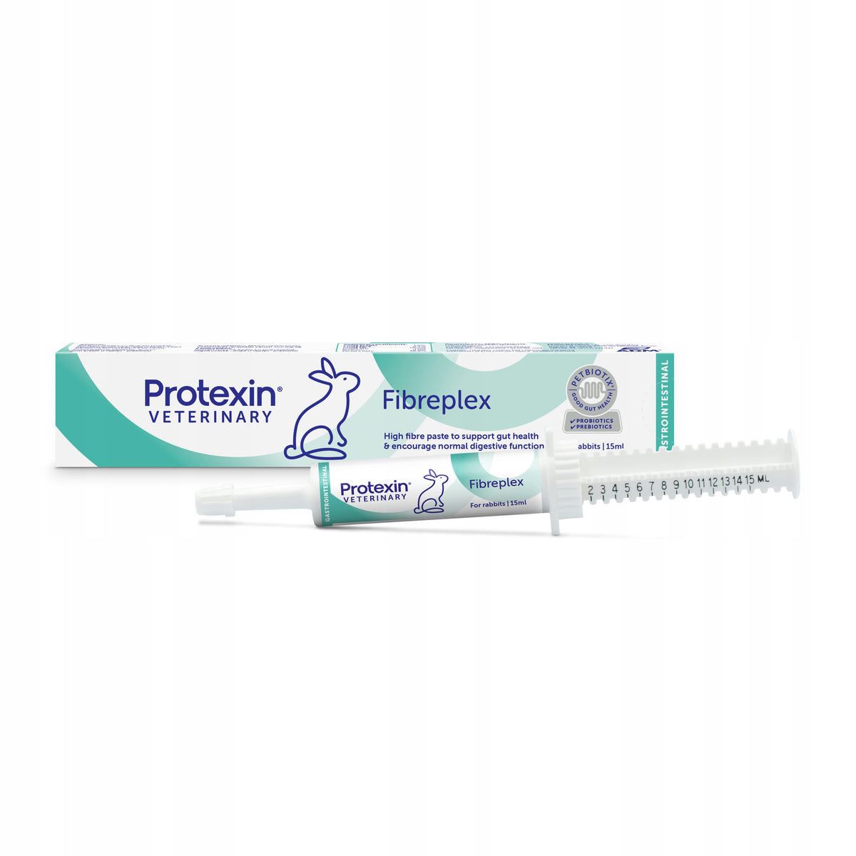 Protexin Fibreplex pasta probiotyczna dla królika 15 ml z prebiotykami – smak marchwi