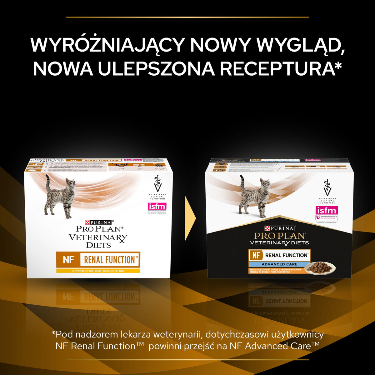 PRO PLAN Veterinary Diets NF Renal Function mokra karma dla kota 10 x 85 g – kurczak