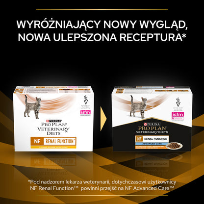 PRO PLAN Veterinary Diets NF Renal Function mokra karma dla kota 10 x 85 g – kurczak