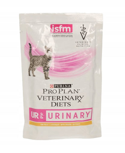 PRO PLAN Veterinary Diets UR Urinary mokra karma dla kota z kurczakiem – 10 x 85 g