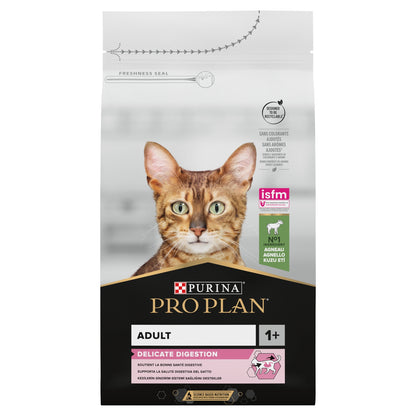 Purina Pro Plan Delicate Digestion Adult karma sucha dla kota 1,5 kg z prebiotykiem – jagnięcina