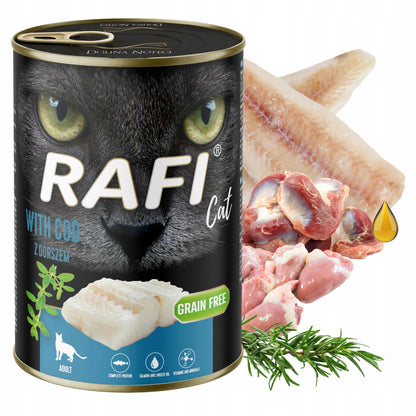 Rafi Karma mokra dla kota bezzbożowa 20 x 400 g w puszkach – mix smaków