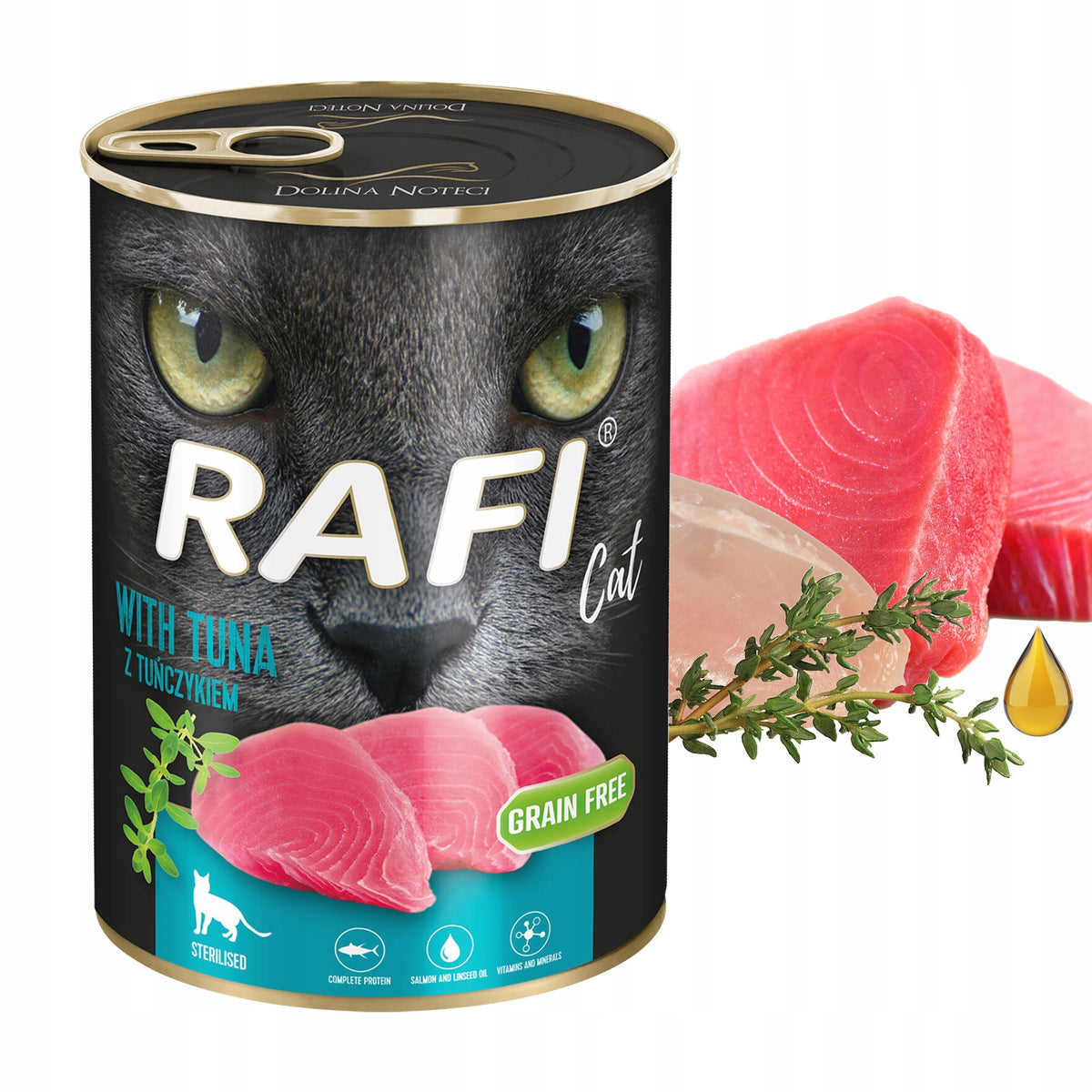 Rafi Karma mokra dla kota bezzbożowa 20 x 400 g w puszkach – mix smaków