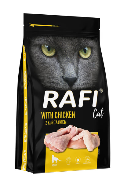 Rafi Cat sucha karma dla kota z kurczakiem 2 x 7 kg – dla dorosłych kotów sterylizowanych