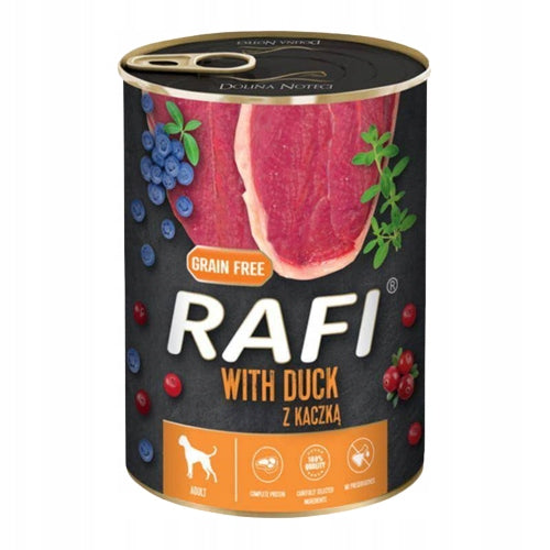 RAFI Karma mokra dla psa bez zbóż 24 x 400 g – mix 8 smaków, dla dorosłych psów